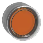 Harmony XB4 Główka przycisku płaskiego z samoczynnym powrotem LED okapturzona pomarańczowa metalowa