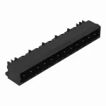 Wtyk THR Pin lutowniczy 1,2 x 1,2 mm konstrukcja kątowa, czarny 231-468/001-000/105-604