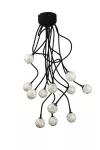 Lampa sufitowa BETULA 36W 12R czarny biały