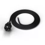 PP-40H/1,5M/3X1,5/H05RR Przewód przyłączeniowy z wtyczką prostą IP44; 3x1,5; H05RR; 1,5m; czarny