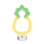 RTV100287 Neon na podstawce LED ANANAS żółto zielony NNE05 Neolia