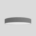 ABA PREMIUM 1000 plafon, LED PHILIPS LV 153W/18700lm/3000K, 230V, szary grafitowy (mat struktura) RAL 7024