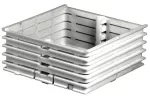 Pierścień dystansowy PDM60W biały