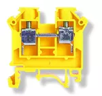 Złączka szynowa gwintowa ZSG1-6.0Nz żółty