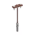 [LA 8017] Uchwyt z kołkiem (wkręcany) fi12mm; L-250mm
