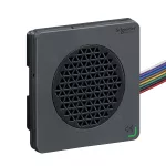 Edytowalne alarmy głosowe czarny montaż na szynie DIN 72 mm NPN 12...24V DC Harmony XVS