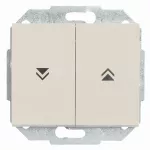 WP-10N/M Wyłącznik żaluzjowy-NOVA- zwierny p/t 10A, 250V; beżowy