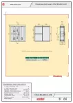 Obudowa poliestrowa - IP44/IP54, IK10, OSZ 80x80/4+4/8 daszek płaski