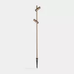 Bollard IP66 Juncus 2 Heads LED 15.2W LED warm-white 3000K ON-OFF Brown 836lm 10-E018-J6-CL