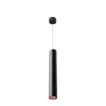 PIXO 410 wisząca max 1x50W, GU10, 230V, kolor miedzi, czarny głęboki (mat struktura) RAL 9005 T068E41Wh961116