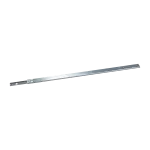 Półka do obudowy, 1U, głębokość 800, perforowana, blacha stalowa, RAL7035, 45kg