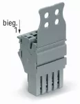 1-przewodowe gniazdo Push-in CAGE CLAMP®, szara 2022-115/137-000