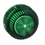 Plastikowa soczewka dla podświetlenia, Harmony 9001K, zielona, 30 mm