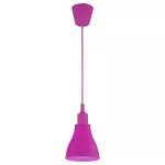 Lampa sufitowa Moderna K2 E27 60W różowa