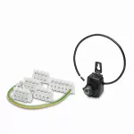 Złącze słupowe, podstawa bezp. (maks.16A) wkładka 6A, 4 zaciski, 10-35 mm² Al, 1,5-25 mm² Cu