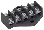Listwa zaciskowa LZ 5x4 mm2 400V romb czarna