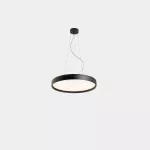 Pendant Luno Slim Pendant Small 27.8W 4000K CRI 92 ON-OFF / DALI-2 / PUSH Black IP20 3158lm AR21-27X9MPDS60