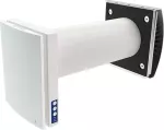 jednostka wentylacji decentralnej z ceramicznym, higroskopijnym wymiennikiem ciepła i wylotem zewn. AH-10WHITE160DUO