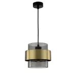Light Prestige lampa wisząca Miele E27 złoto/dymiona LP-866/1P SM/GD