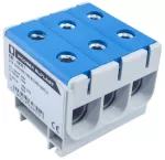 ZŁĄCZKA SZYNOWA JEDNOPOLOWA ZGX 3x50 MM2 NIEBIESKA (Al/Cu)