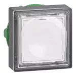 Harmony XB5 Napęd przycisku płaskiego kwadratowy biały z samoczynnym powrotem LED plastikowy