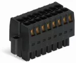 1-przewodowe gniazdo, 2-rzędowe CAGE CLAMP®, pełna ochrona przed błędnym wetknięciem, czarny 713-1103/107-047/032-000