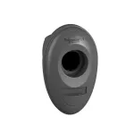 Harmony XB5R Pusta kaseta ręczna do ZB5R, 1 Otwór, Ciemnoszara, 22 mm