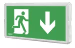 Oprawa EXIT IP65 LED 1W 1h dwuzadaniowa biała 230V