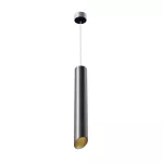 PIXO 410 wisząca max 1x50W, GU10, 230V, kolor złota, czarny głęboki (mat struktura) RAL 9005 T068P41Wh962116