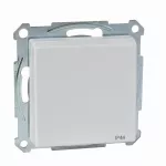 Gniazdo wtykowe SCHUKO z klapką, IP44, z przesłoną, zaciski śrub., B.P, P, Sys M