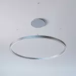 ALFREDO 1715/U wisząca DIRECT LED PHILIPS LV 115W/17760lm/3000K/TD/CAS, 230V, kolor srebra (gładki mat)