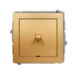 DECO Mechanizm łącznika zwierny światło w stylu amerykańskim złoty
