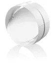 łącznik kanałów okrągłych fi 125 mm z zaworem zwrotnym, biały