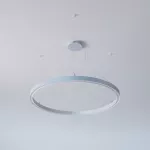 ALFREDO 1400/U wisząca DIRECT LED PHILIPS LV 88W/14000lm/3000K/TD, 230V, srebrny aluminiowy (mat) RAL 9006