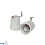 OPRAWKA CERAMICZNA E27 Z UCHWYTEM L