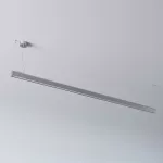 AVAR 2000 wisząca, dyfuzor płaski OPAL, LED PHILIPS LV 44,8W/6904lm/930, 230V, kolor srebra (gładki mat)