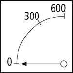 EQ96S-600/5 ;  Amperomierz, klasa 1,5, do pracy z przek