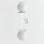 COTTON kinkiet fi100 max.2x1,9W, G9, 230V, biały sygnałowy (mat struktura) RAL 9003