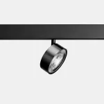 Low voltage Kiva ø95 12W LED warm-white 3000K CRI 92 DALI-2 Black 1320lm 35-8038-60-DA