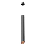 PIXO 610 wisząca max 1x50W, GU10, 230V, kolor miedzi, czarny głęboki (mat struktura) RAL 9005 T068P61Wh961116