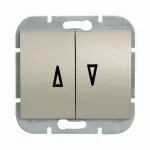 WP-11O Wyłącznik żaluzjowy-ONYX- p/t 10A, 250V; satyna