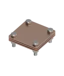 [CU] Złącze uniwersalne bednarka / bednarka 80x80mm