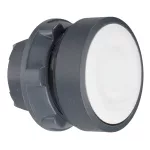 Harmony XB5 Główka przycisku płaskiego z samoczynnym powrotem, LED BA9a, biała plastikowa