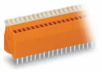 Złączka do płytek drukowanych przycisk 0,5 mm² RM 2,54 mm 4-bieg, pomarańczowa 234-504