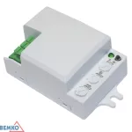 CZUJNIK MIKROFALOWY 120W 360* IP20 PROSTOKĄTNY BIAŁY 24VDC