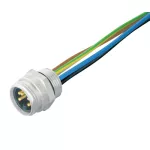 SAIE-7/8S-4-0.2U-M20 Złącze okrągłe, do wbudowania (z kablem), nr.katalogowy 1418050000
