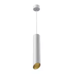 PIXO 310 wisząca max 1x50W, GU10, 230V, kolor złota, srebrny aluminiowy (mat struktura) RAL 9006 T068P31Wh962101