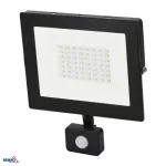 NAŚWIETLACZ LED SMD KASTEL 50W 6000K 4350LM IP65 CZARNY CZ. PIR