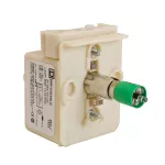 Rezystor modułu świetlnego 120V, Harmony 9001K, zielony LED, 30 mm