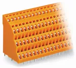 4-piętrowa złączka do płytek drukowanych 2,5 mm² RM 5,08 mm 8-bieg, pomarańczowa 738-402